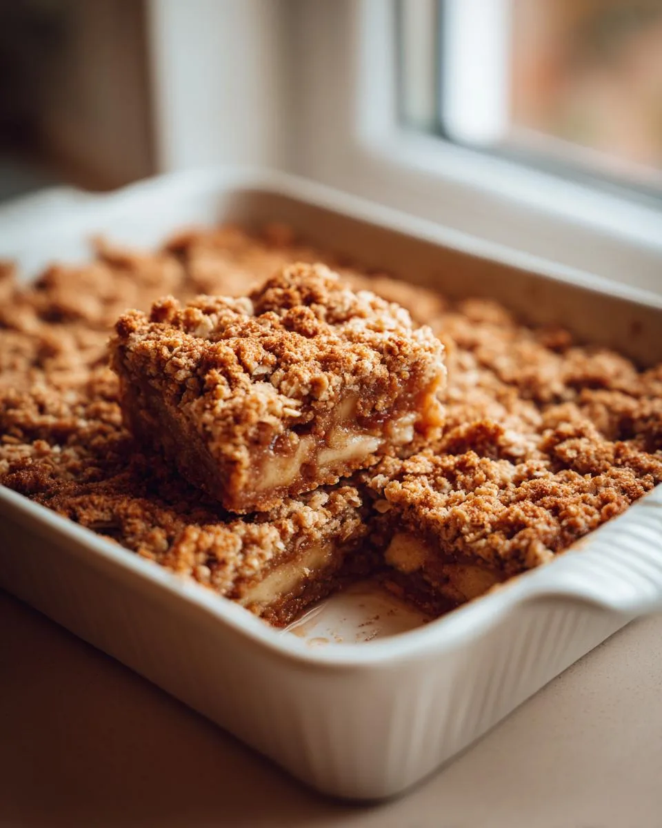Apple Cinnamon Crumble Bars - detail 1