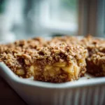 Apple Cinnamon Crumble Bars
