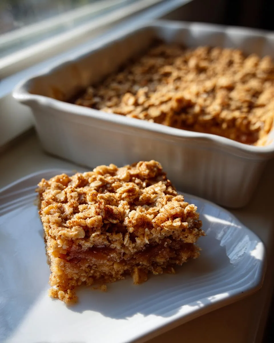 Apple Cinnamon Crumble Bars - detail 2