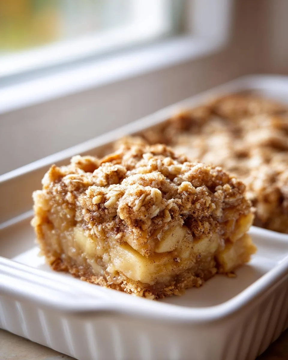 Apple Cinnamon Crumble Bars - detail 3