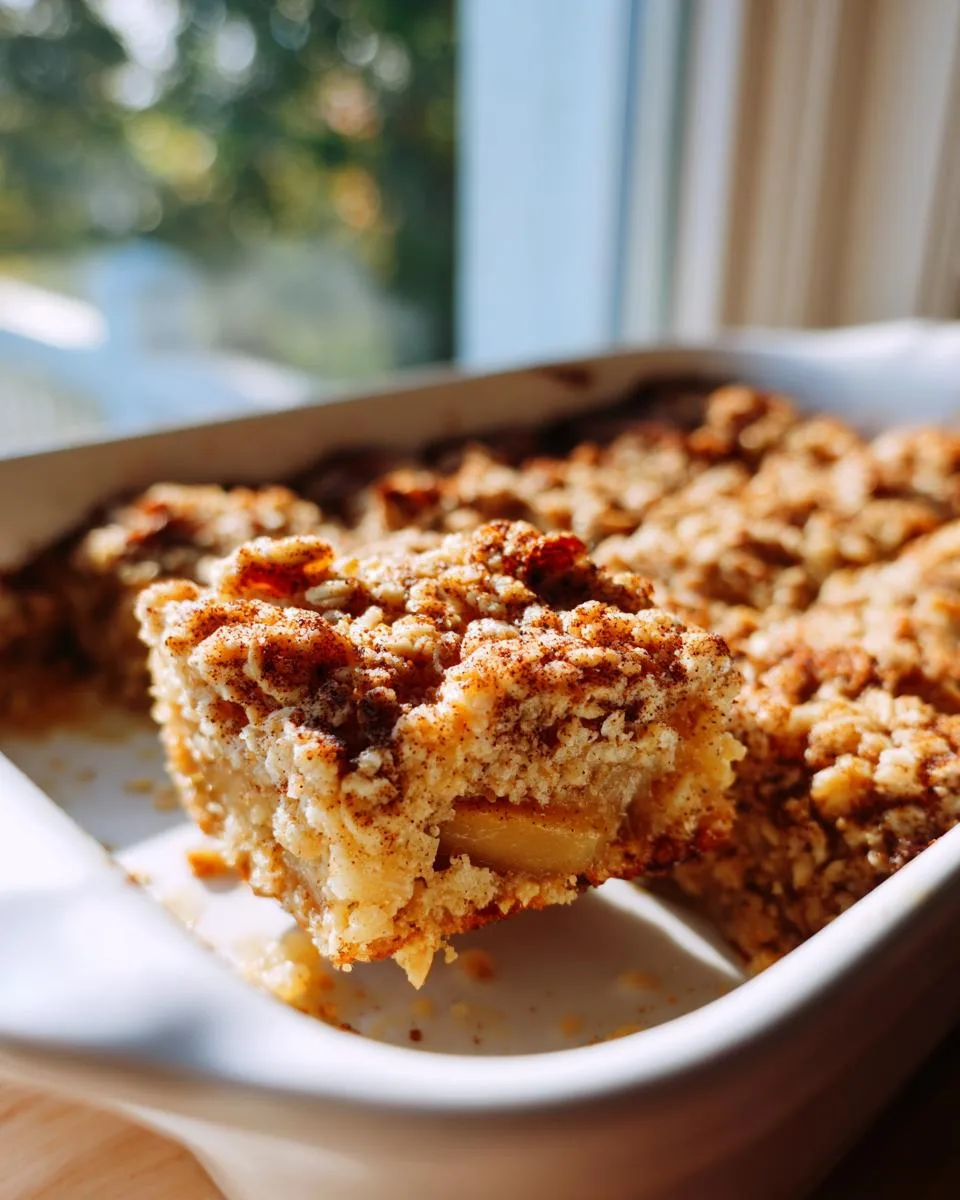 Apple Cinnamon Crumble Bars - detail 4