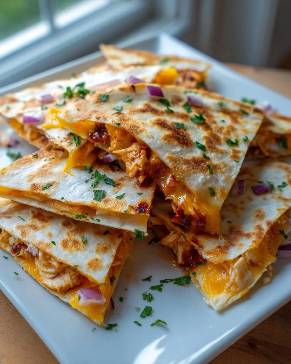 BBQ Chicken Quesadilla Bites - detail 1