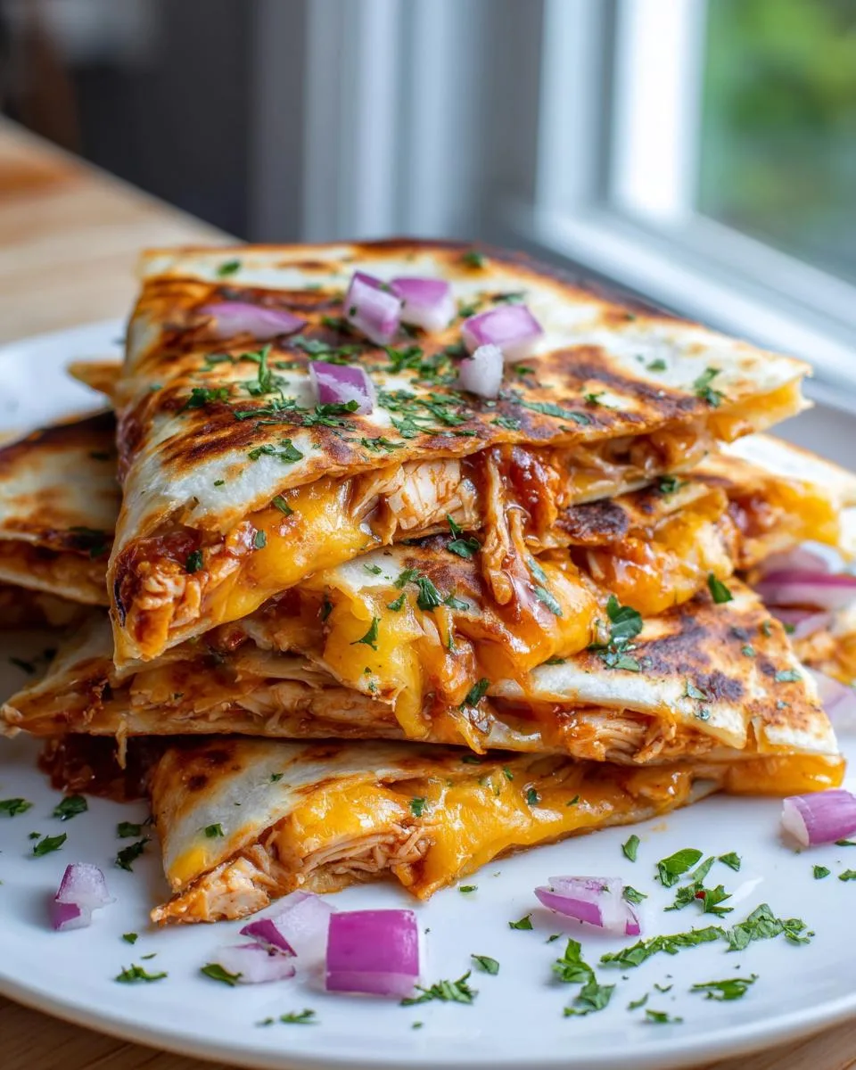 BBQ Chicken Quesadilla Bites - detail 2