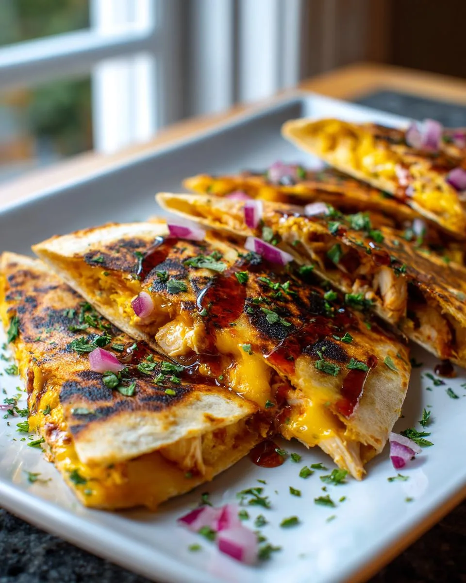 BBQ Chicken Quesadilla Bites - detail 4