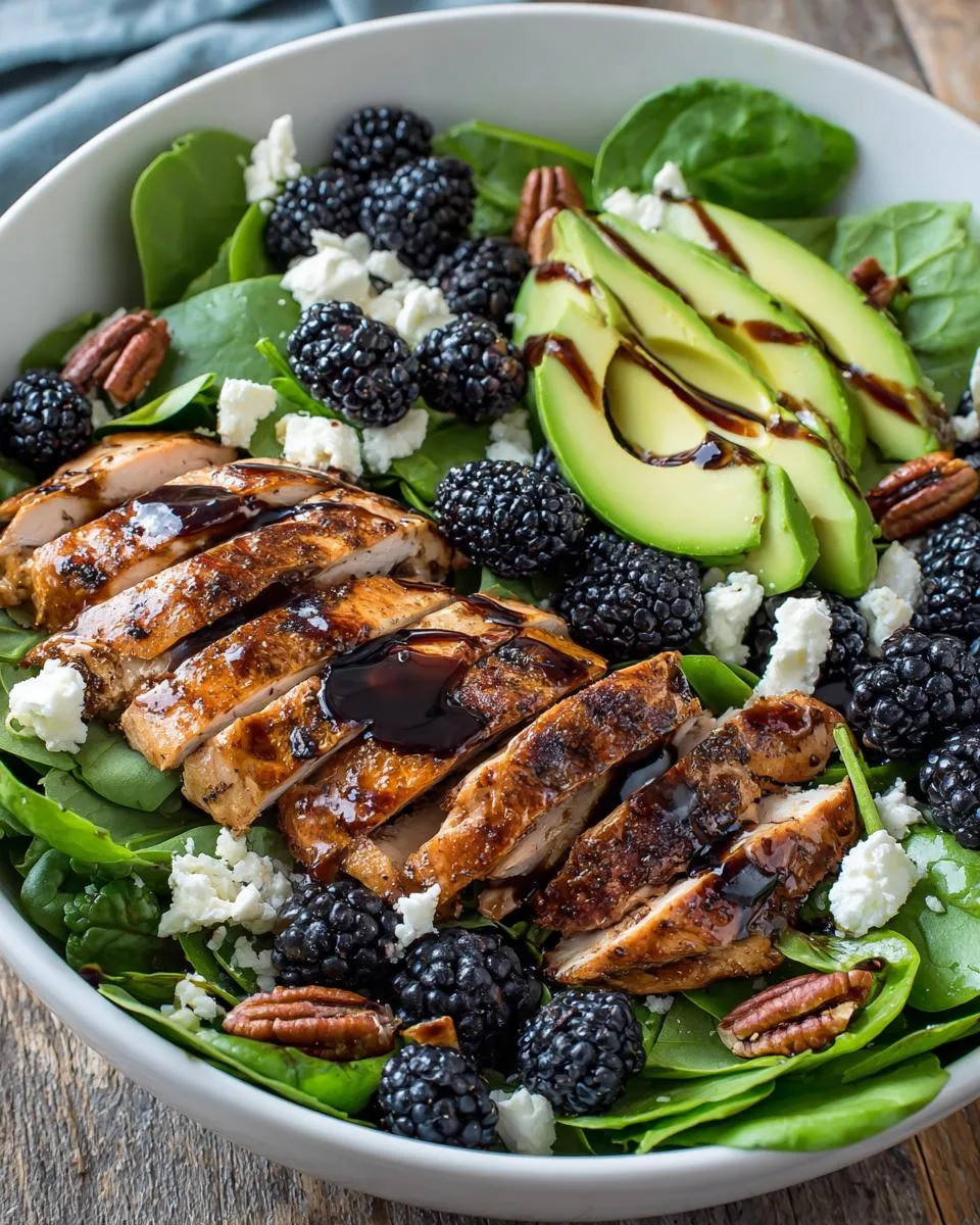 Balsamic Berry Chicken Salad Bowl - detail 2