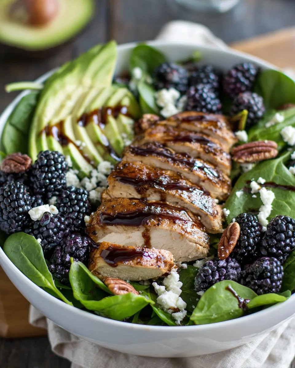 Balsamic Berry Chicken Salad Bowl - detail 3