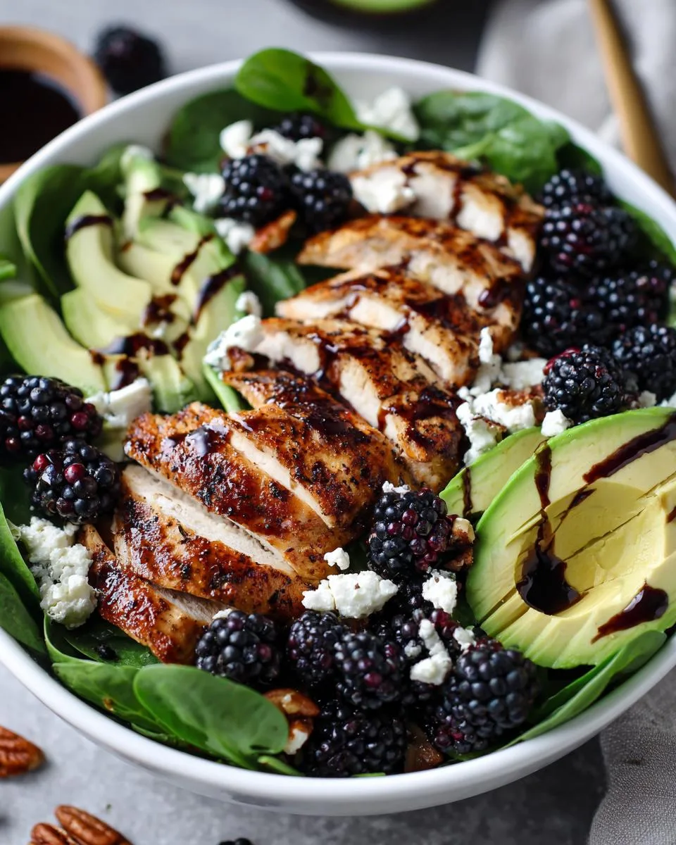 Balsamic Berry Chicken Salad Bowl - detail 4
