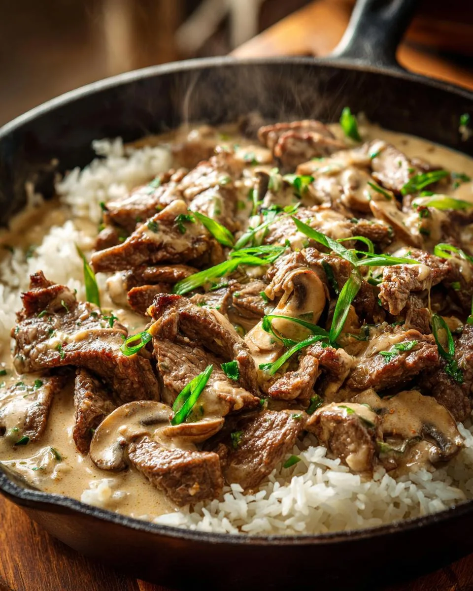 Beef Stroganoff Rice Skillet - detail 2