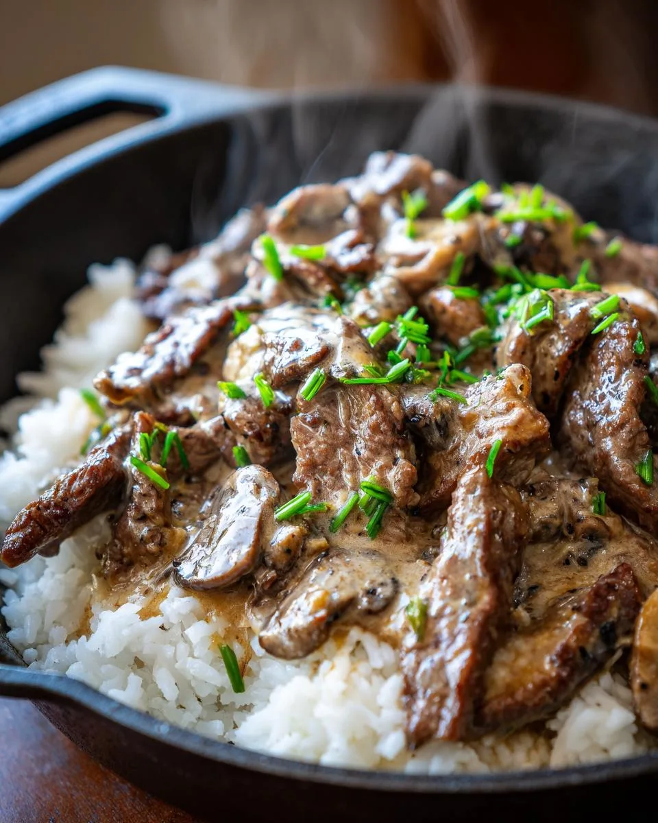 Beef Stroganoff Rice Skillet - detail 3