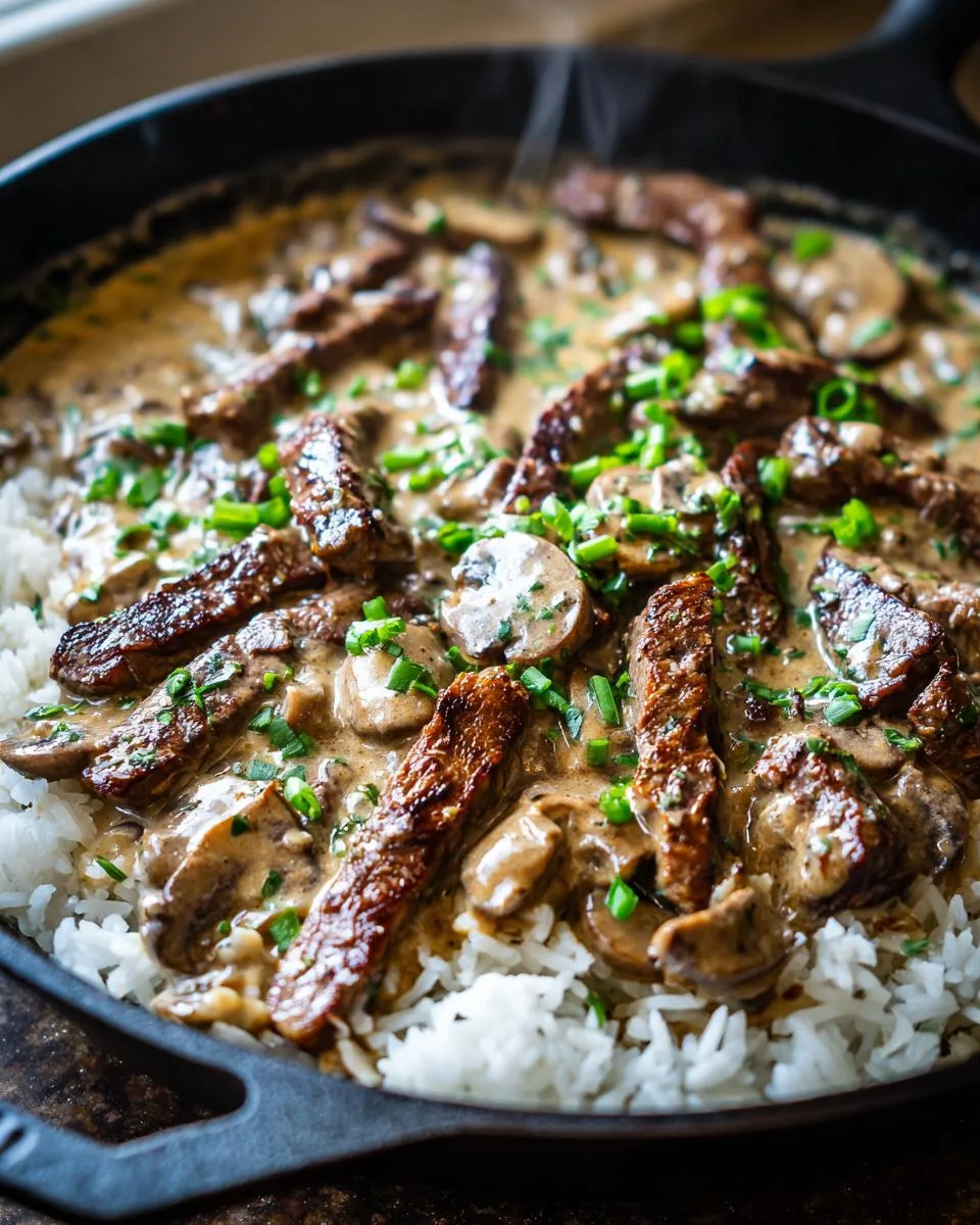 Beef Stroganoff Rice Skillet - detail 4