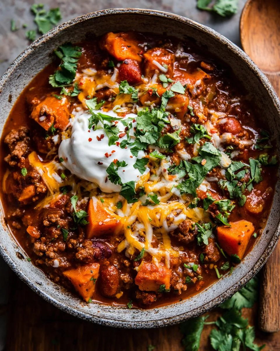 Beef and Sweet Potato Chili - detail 1