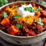Beef and Sweet Potato Chili