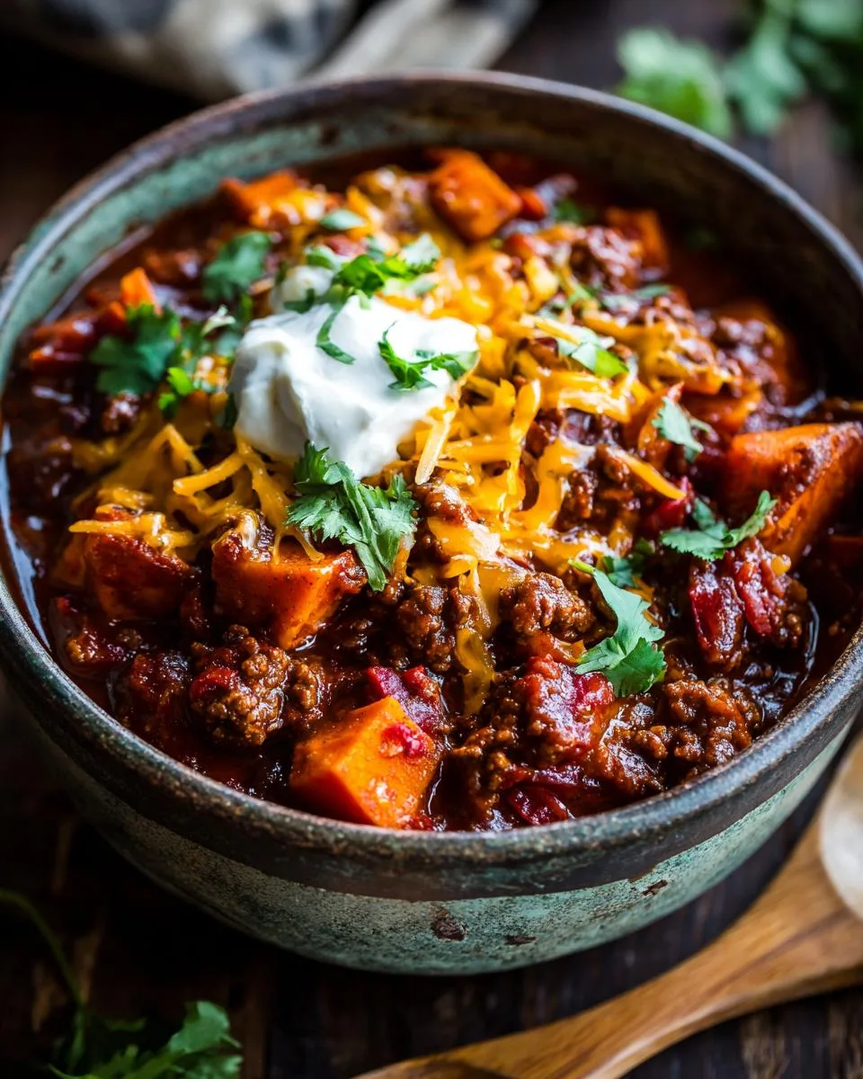 Beef and Sweet Potato Chili - detail 2