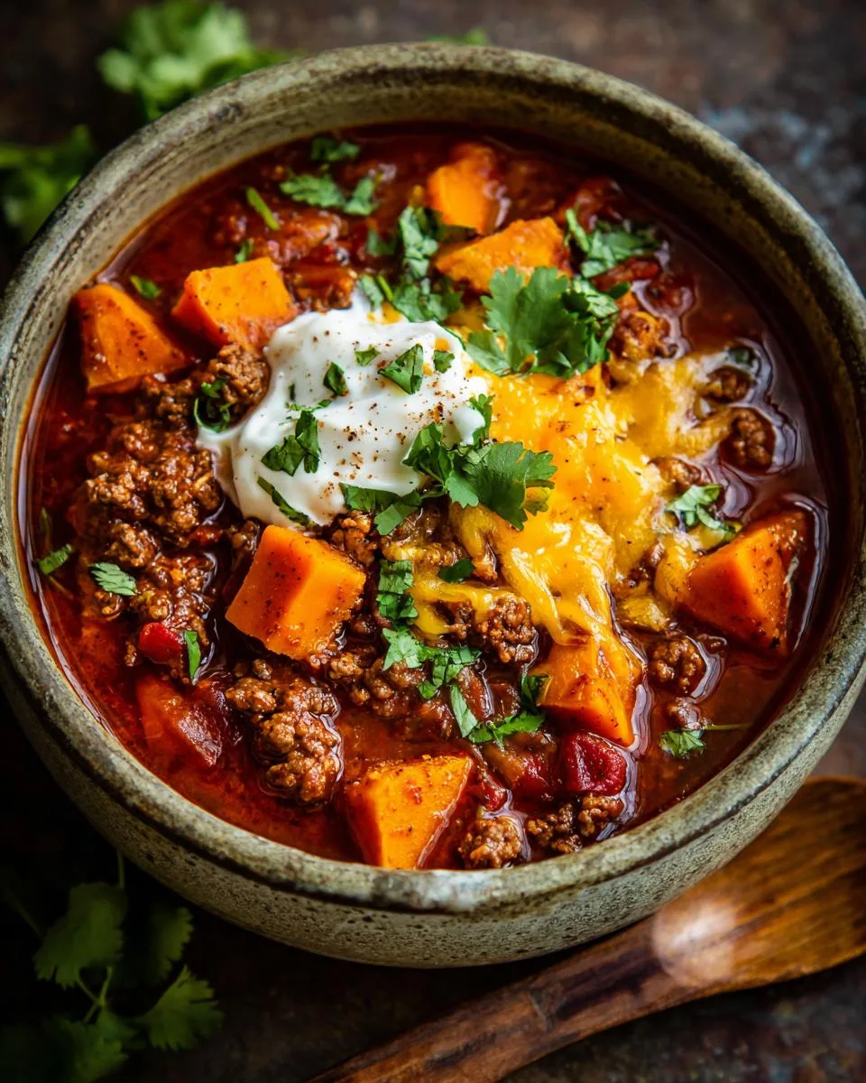 Beef and Sweet Potato Chili - detail 3
