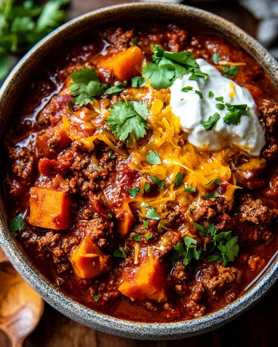 Beef and Sweet Potato Chili - detail 4
