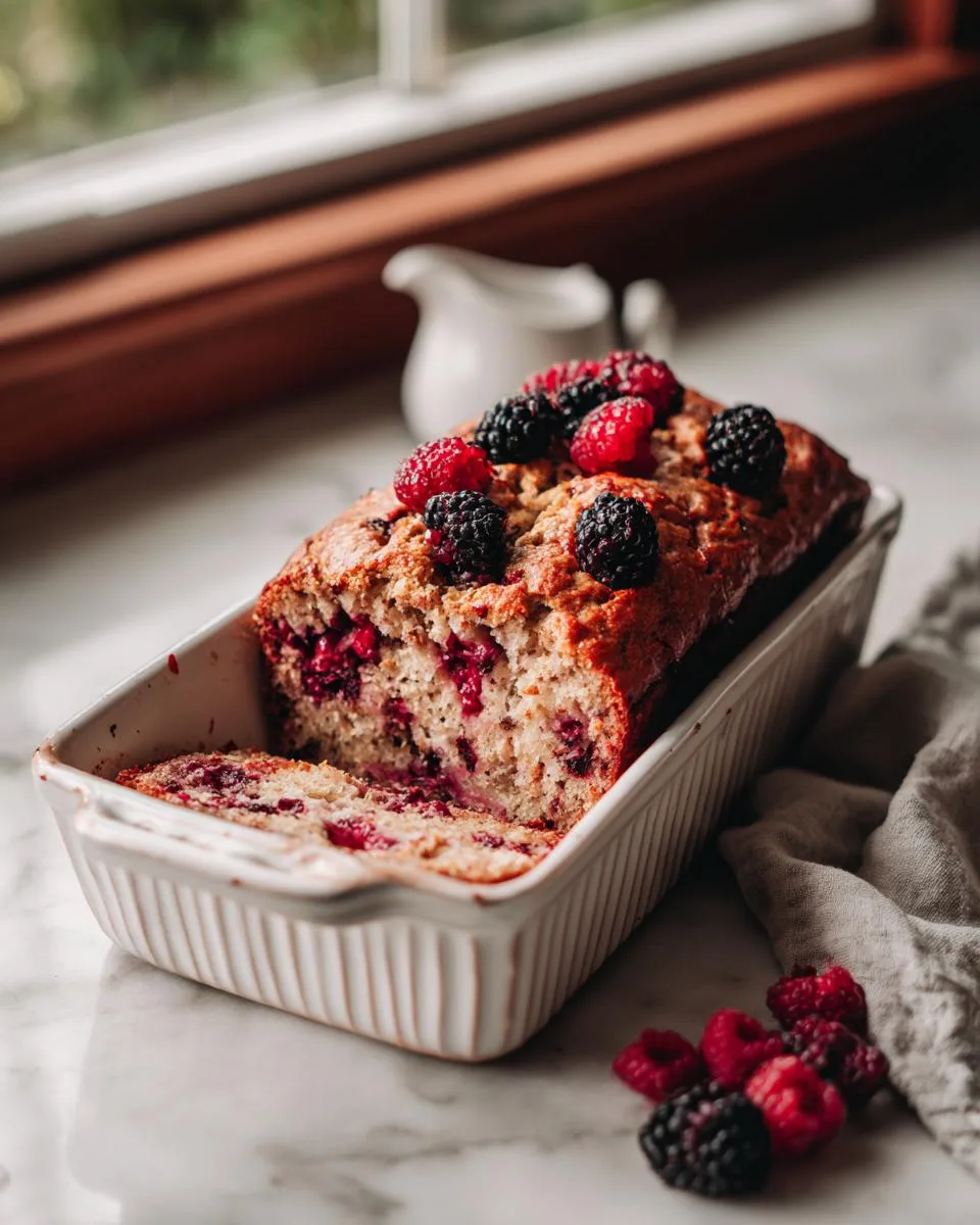 Black Raspberry Breakfast Loaf - detail 2