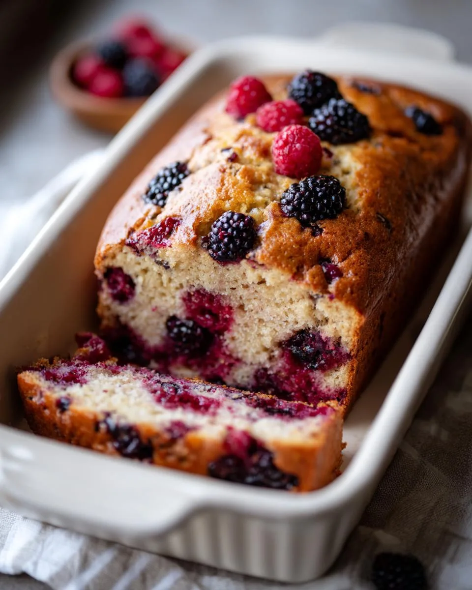 Black Raspberry Breakfast Loaf - detail 3