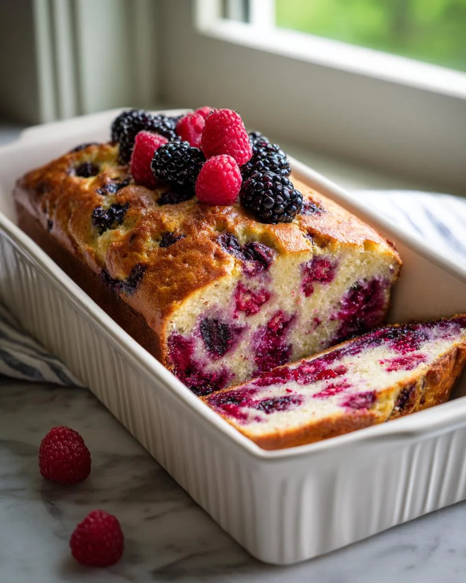 Black Raspberry Breakfast Loaf - detail 4