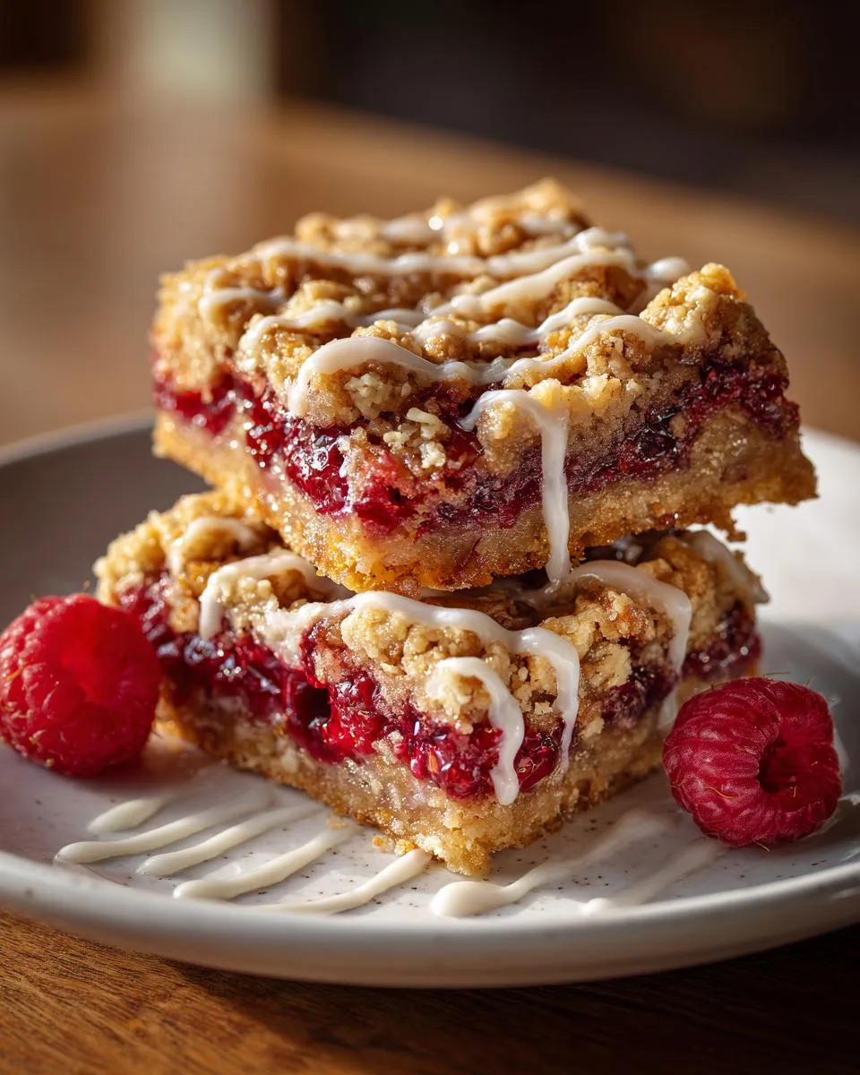 Black Raspberry Crumble Bars - detail 2