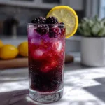 Black Raspberry Lemonade Mocktail