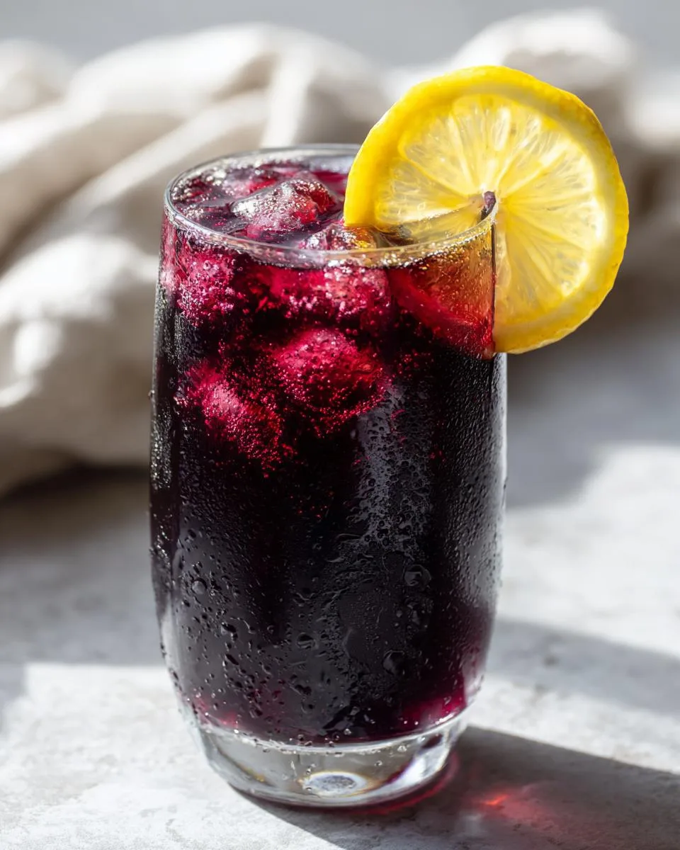 Black Raspberry Lemonade Mocktail - detail 4