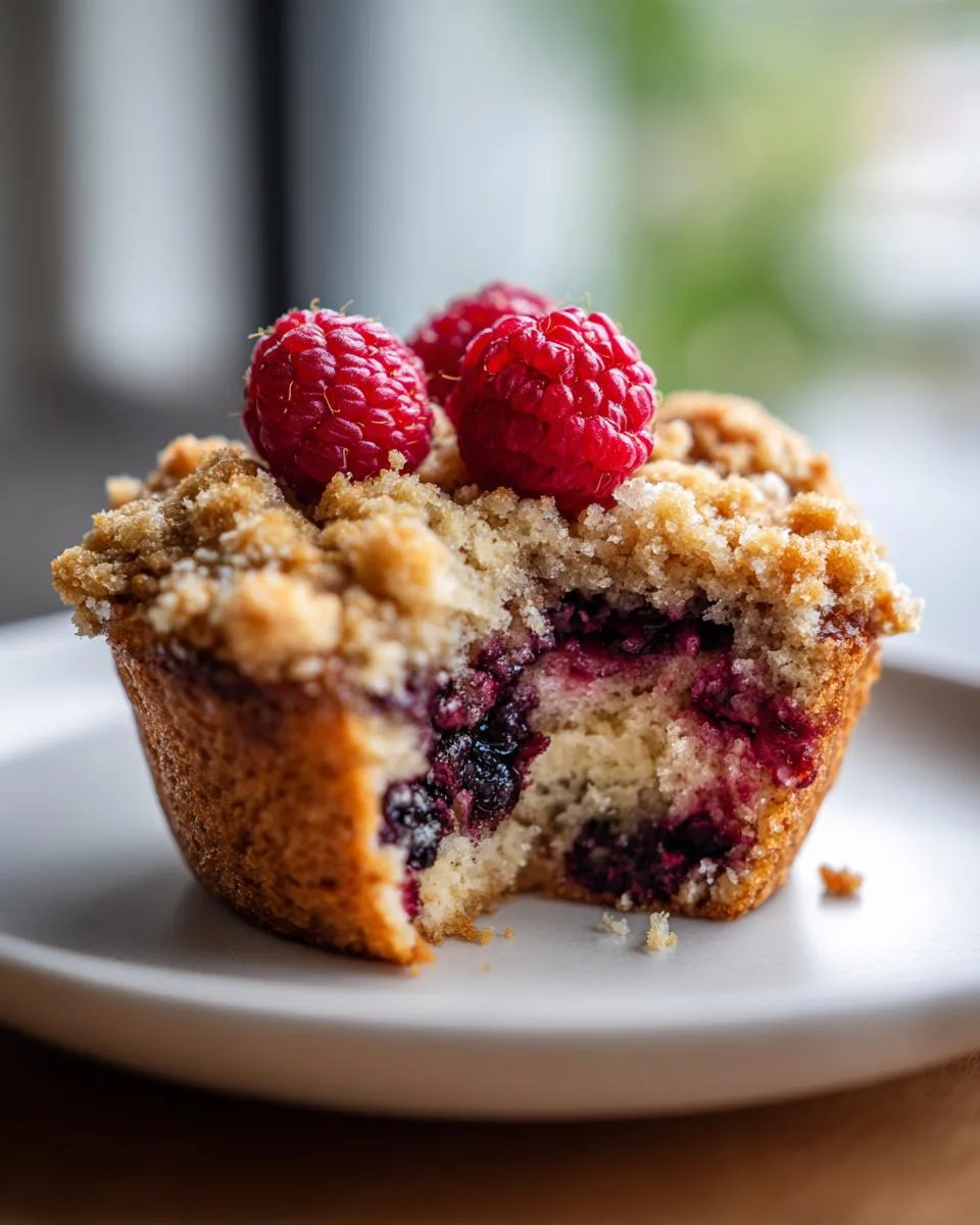 Black Raspberry Morning Muffins - detail 4