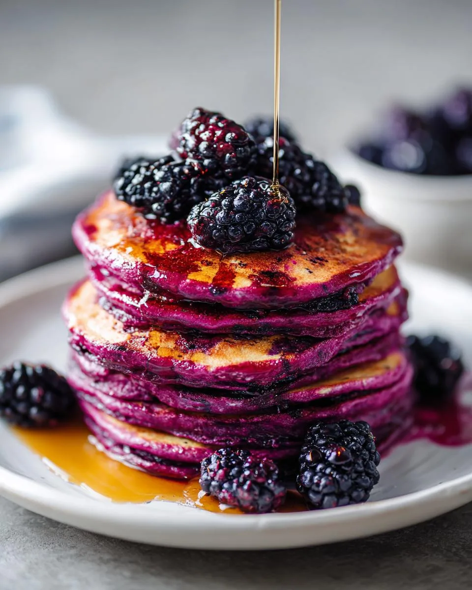 Black Raspberry Pancakes - detail 3