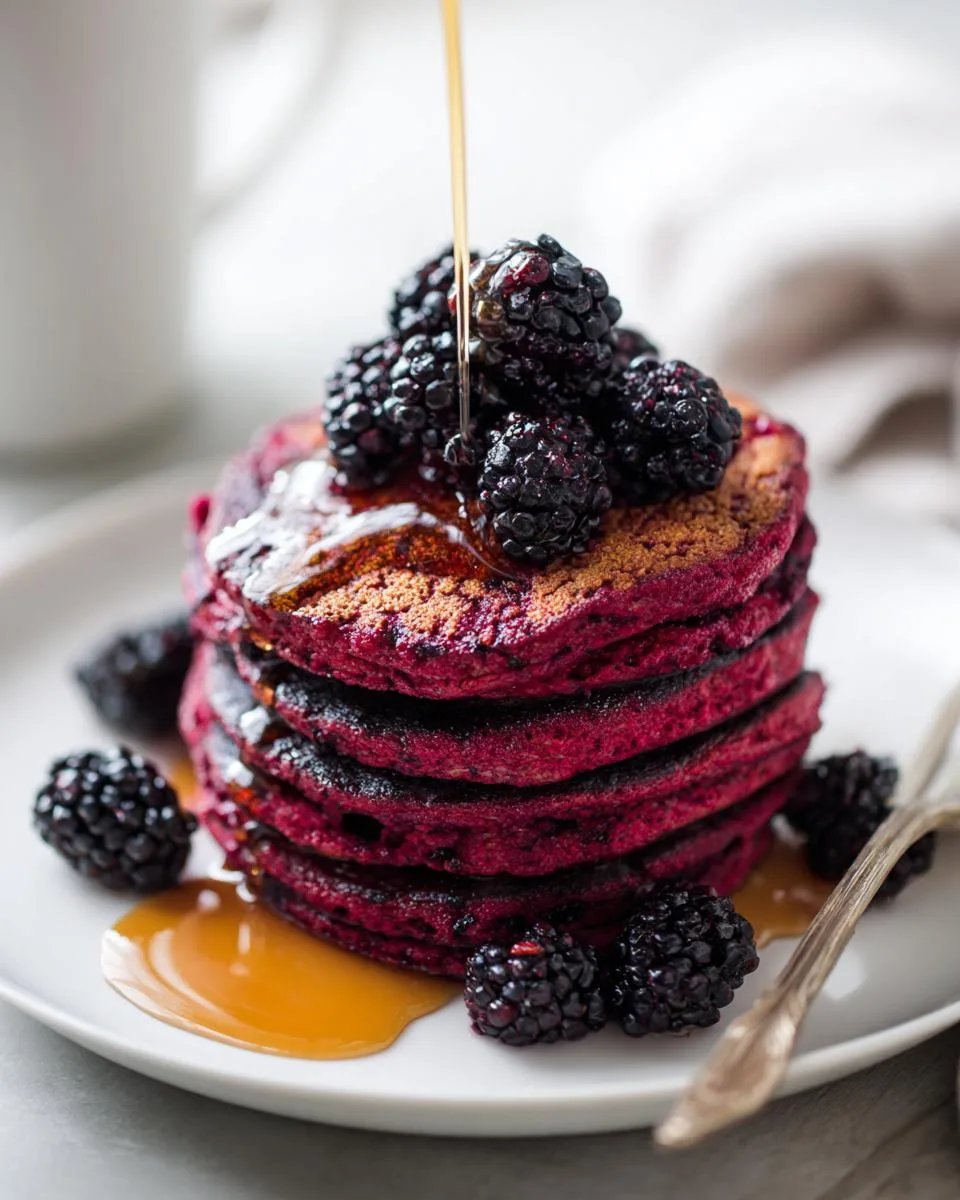 Black Raspberry Pancakes - detail 4