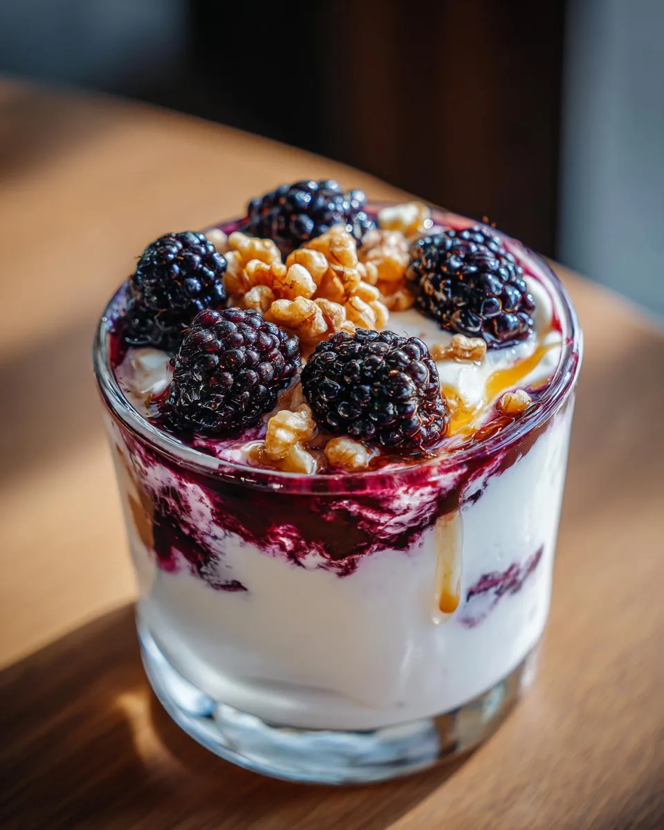 Black Raspberry Yogurt Parfait Cups - detail 1