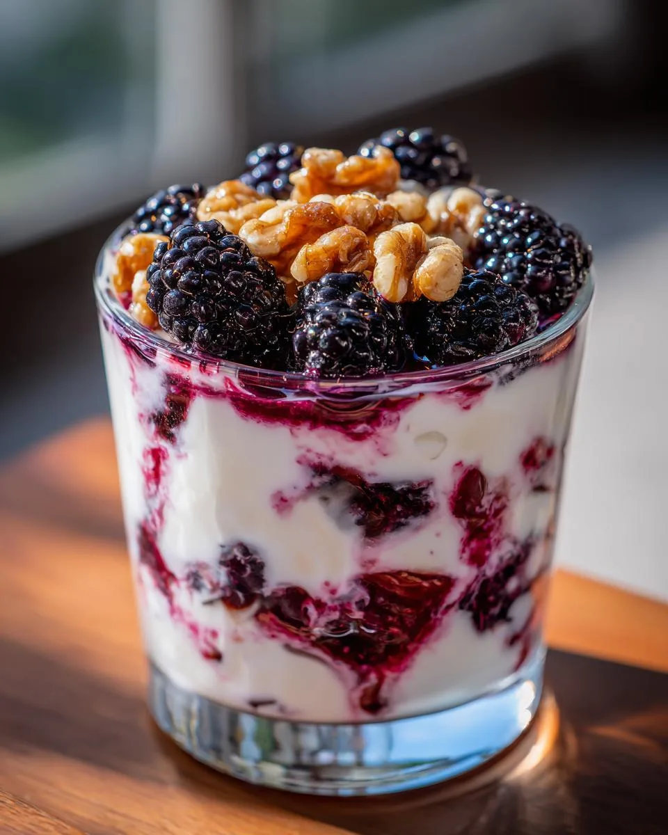 Black Raspberry Yogurt Parfait Cups - detail 2