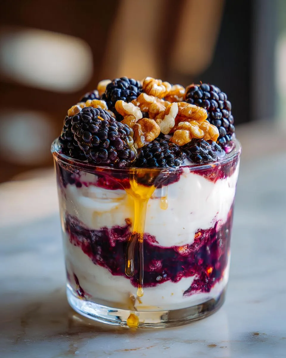 Black Raspberry Yogurt Parfait Cups - detail 3