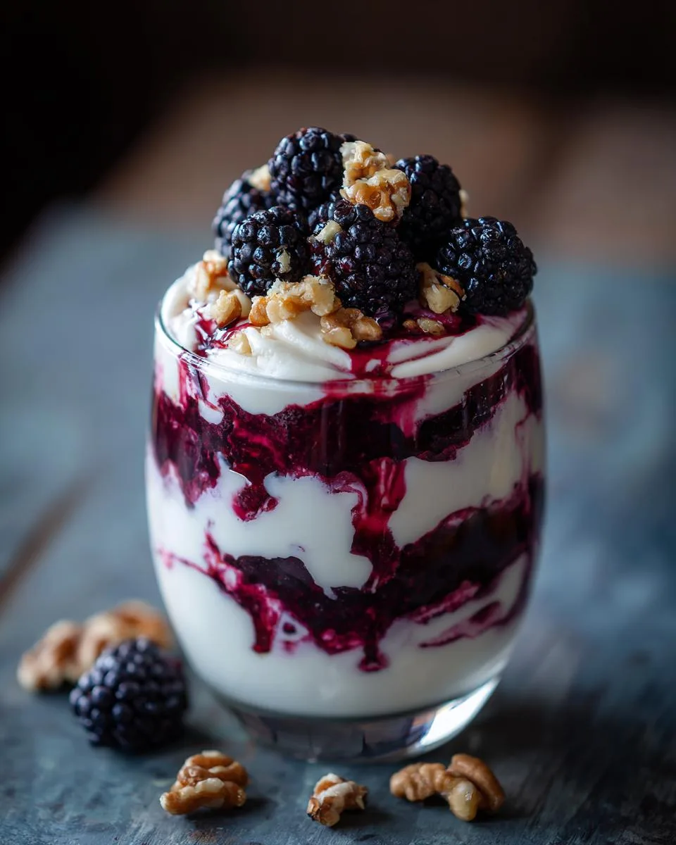 Black Raspberry Yogurt Parfait Cups - detail 4