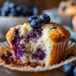 Blueberry Cottage Cheese Muffins