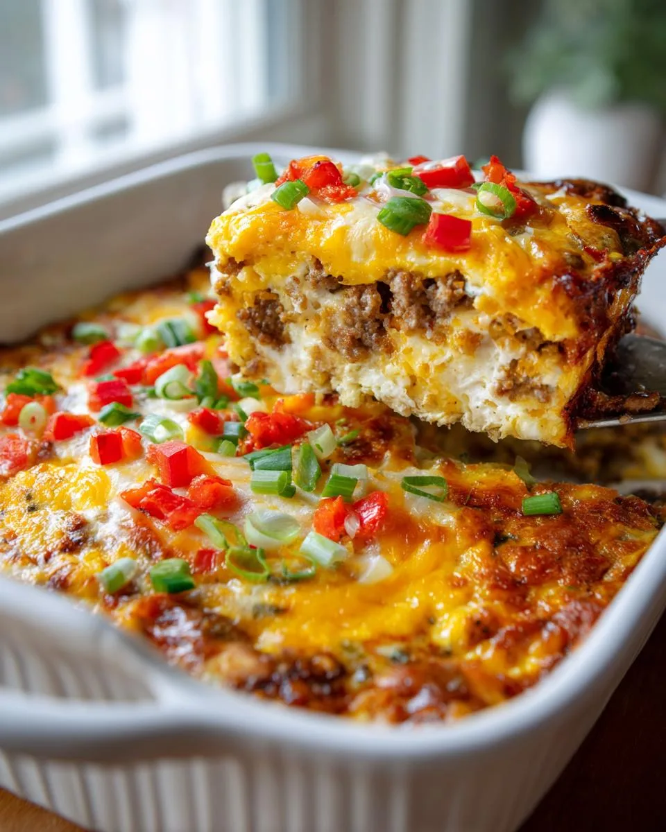 Breakfast Enchilada Casserole - detail 4