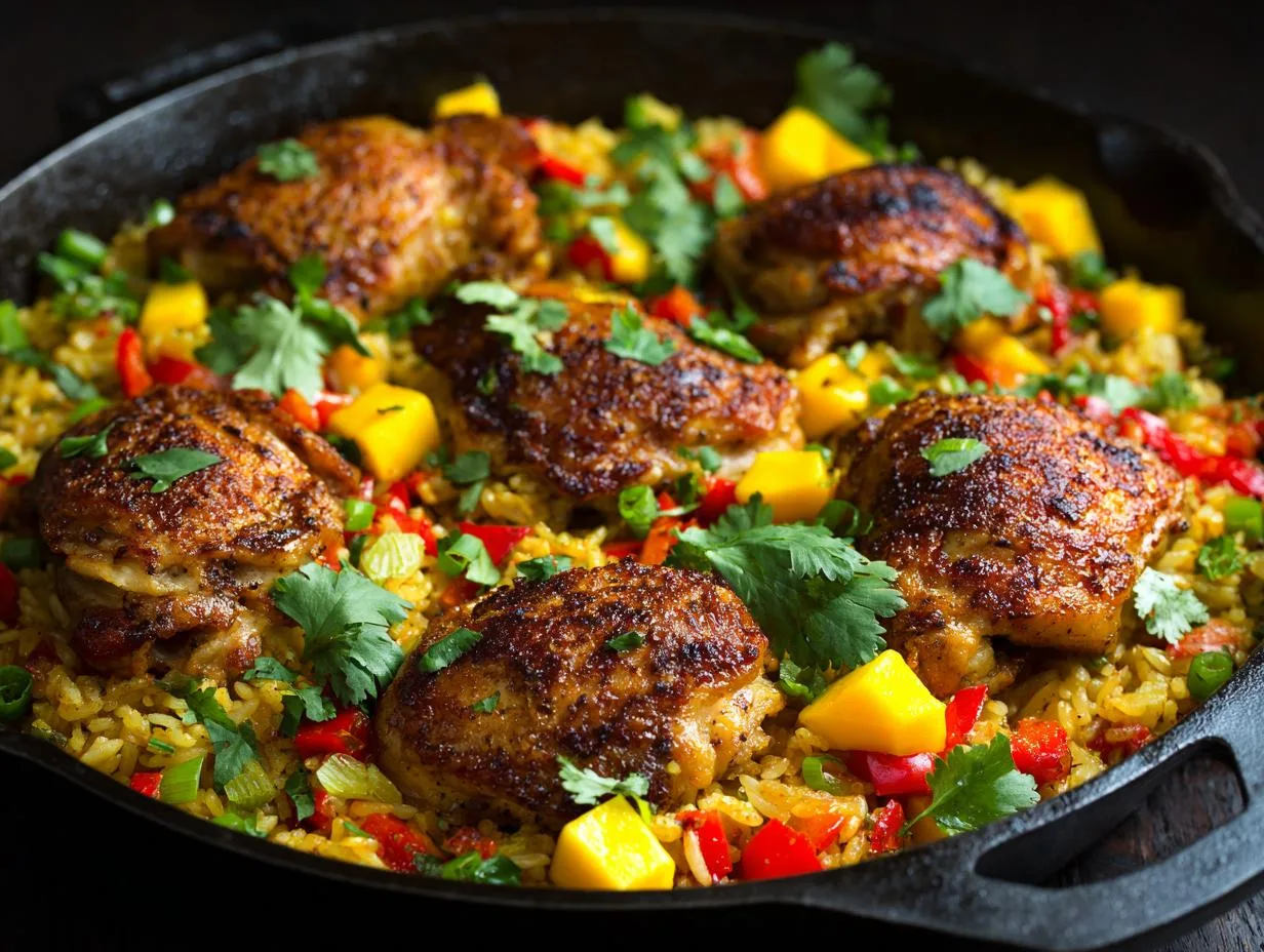 Spicy Cajun Chicken Rice Skillet – 35-Minute Flavor Bomb