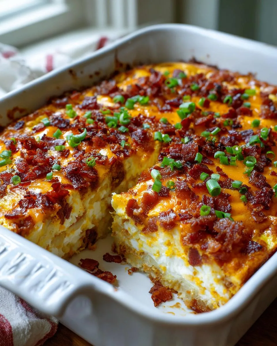 Cheesy Potato Egg Breakfast Bake - detail 1