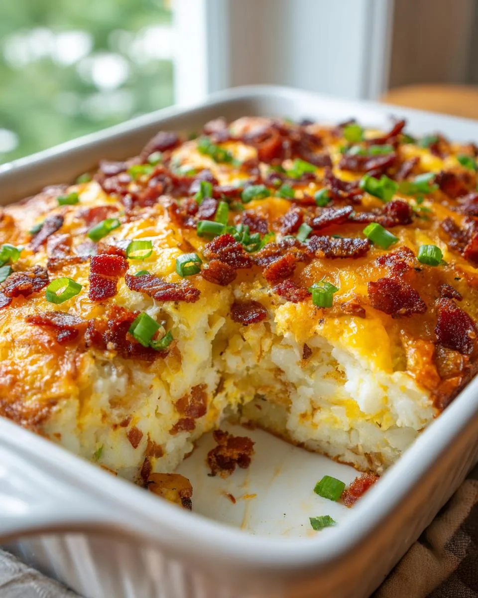 Cheesy Potato Egg Breakfast Bake - detail 2