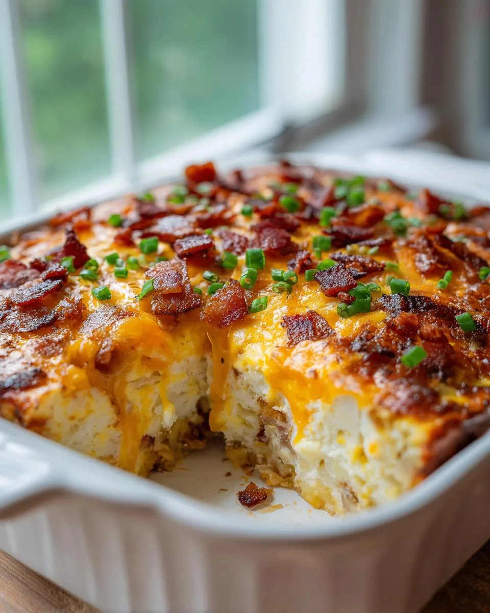 Cheesy Potato Egg Breakfast Bake - detail 3