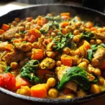Chicken Chickpea Skillet