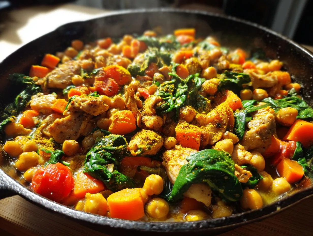 5-Star Chicken Chickpea Skillet: A Flavor Explosion!