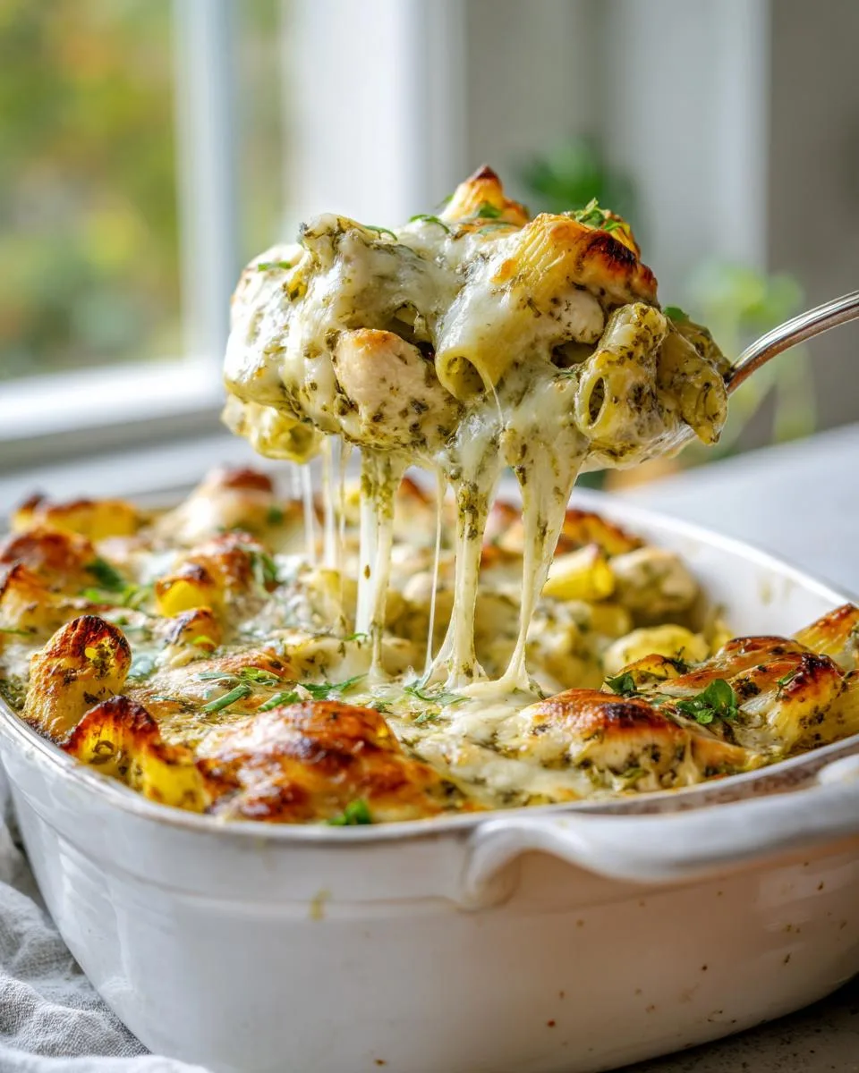 Chicken Pesto Pasta Bake - detail 1