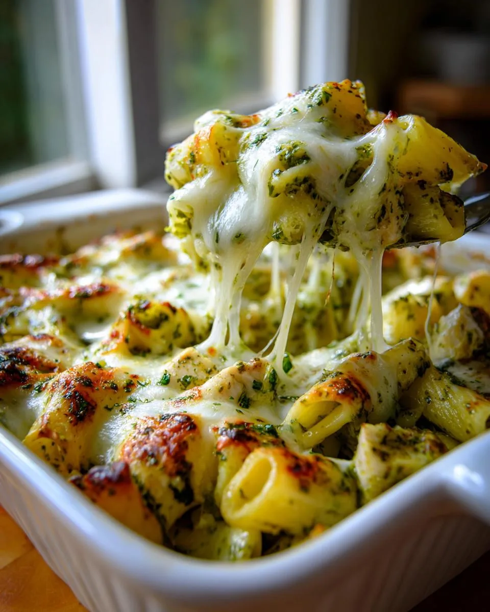 Chicken Pesto Pasta Bake - detail 2