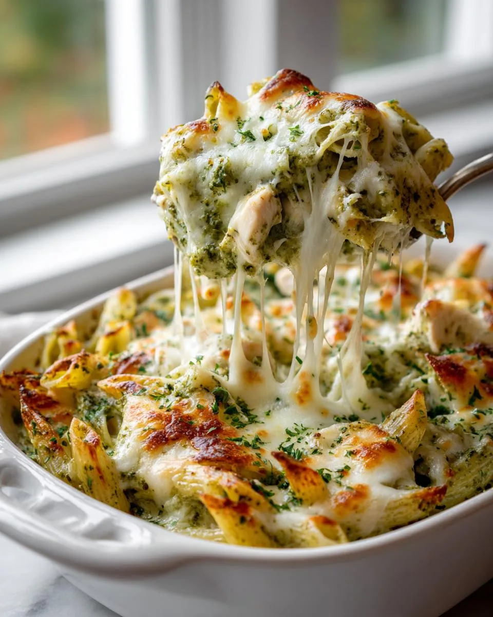 Chicken Pesto Pasta Bake - detail 3