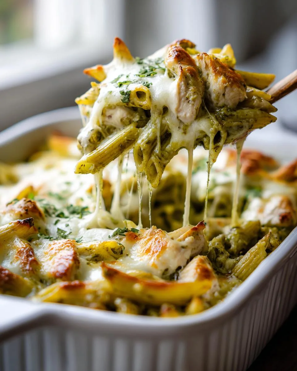 Chicken Pesto Pasta Bake - detail 4