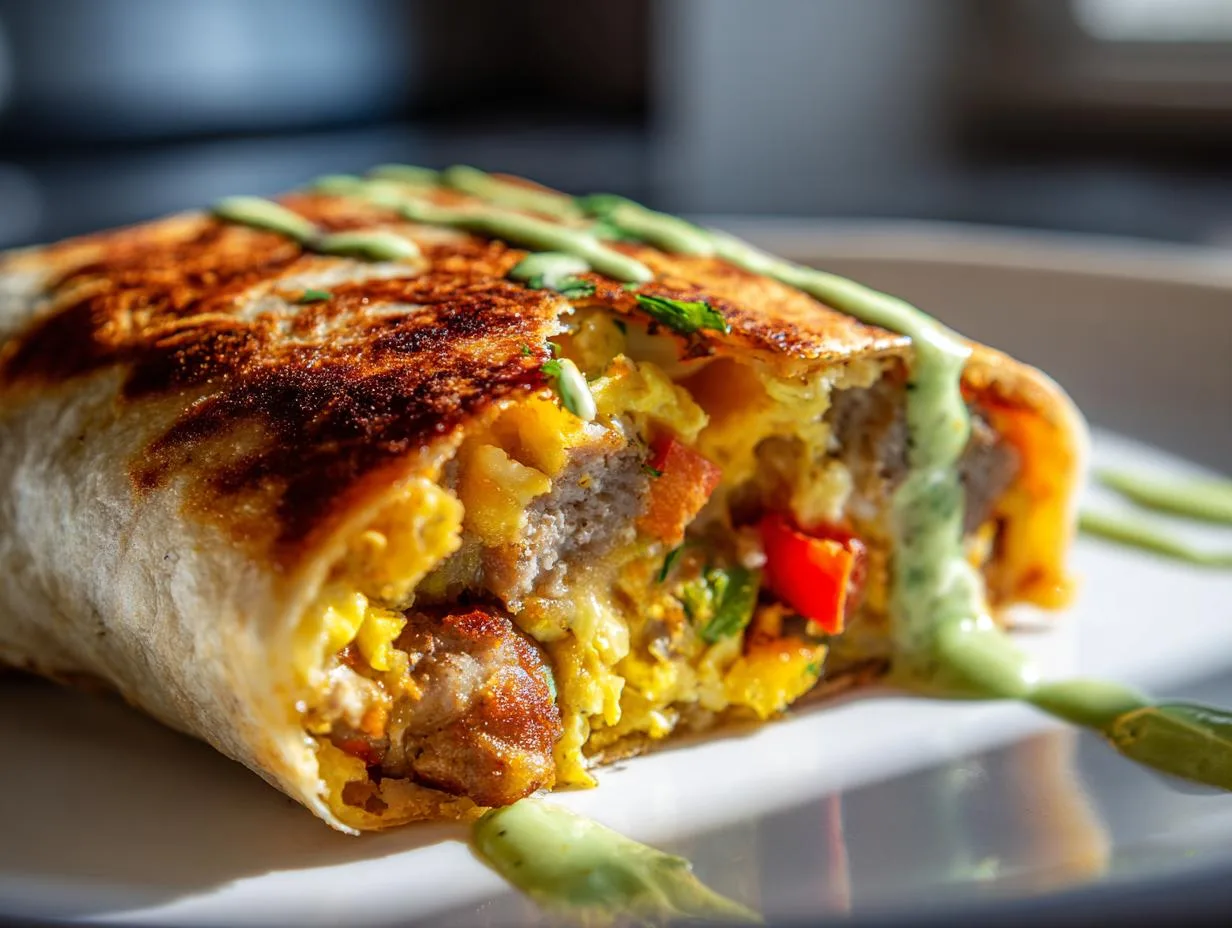 Juicy Chicken Sausage Breakfast Burritos Ready in 35 Minutes