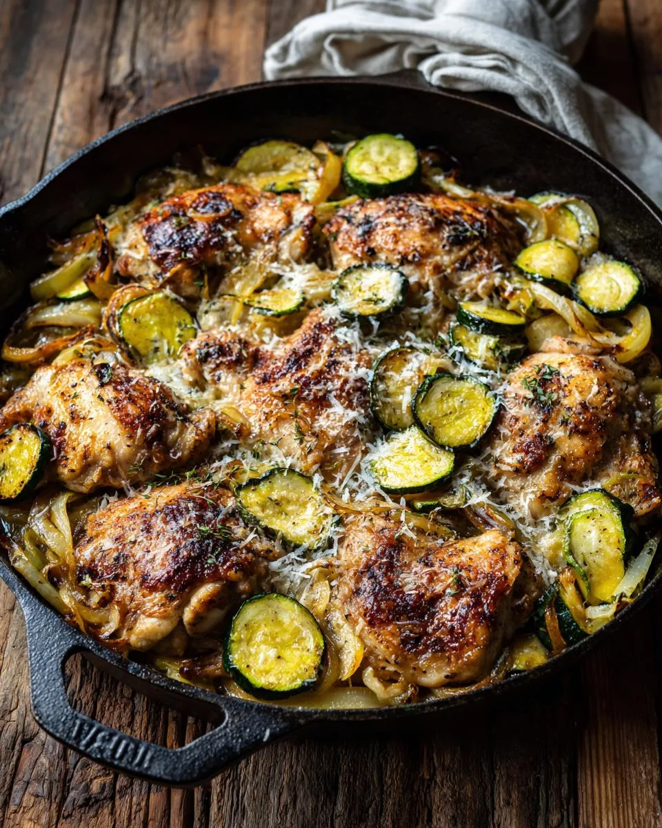 Chicken and Zucchini Skillet - detail 2