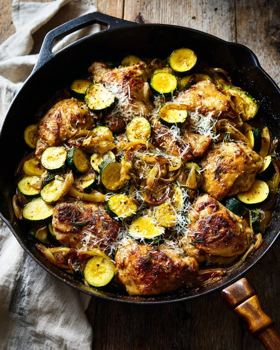 Chicken and Zucchini Skillet - detail 3