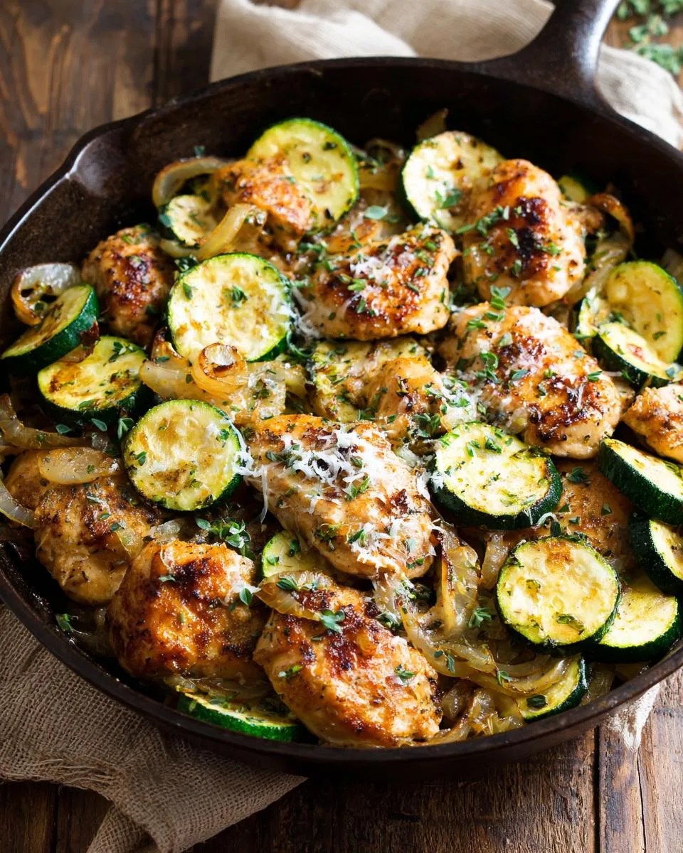 Chicken and Zucchini Skillet - detail 4