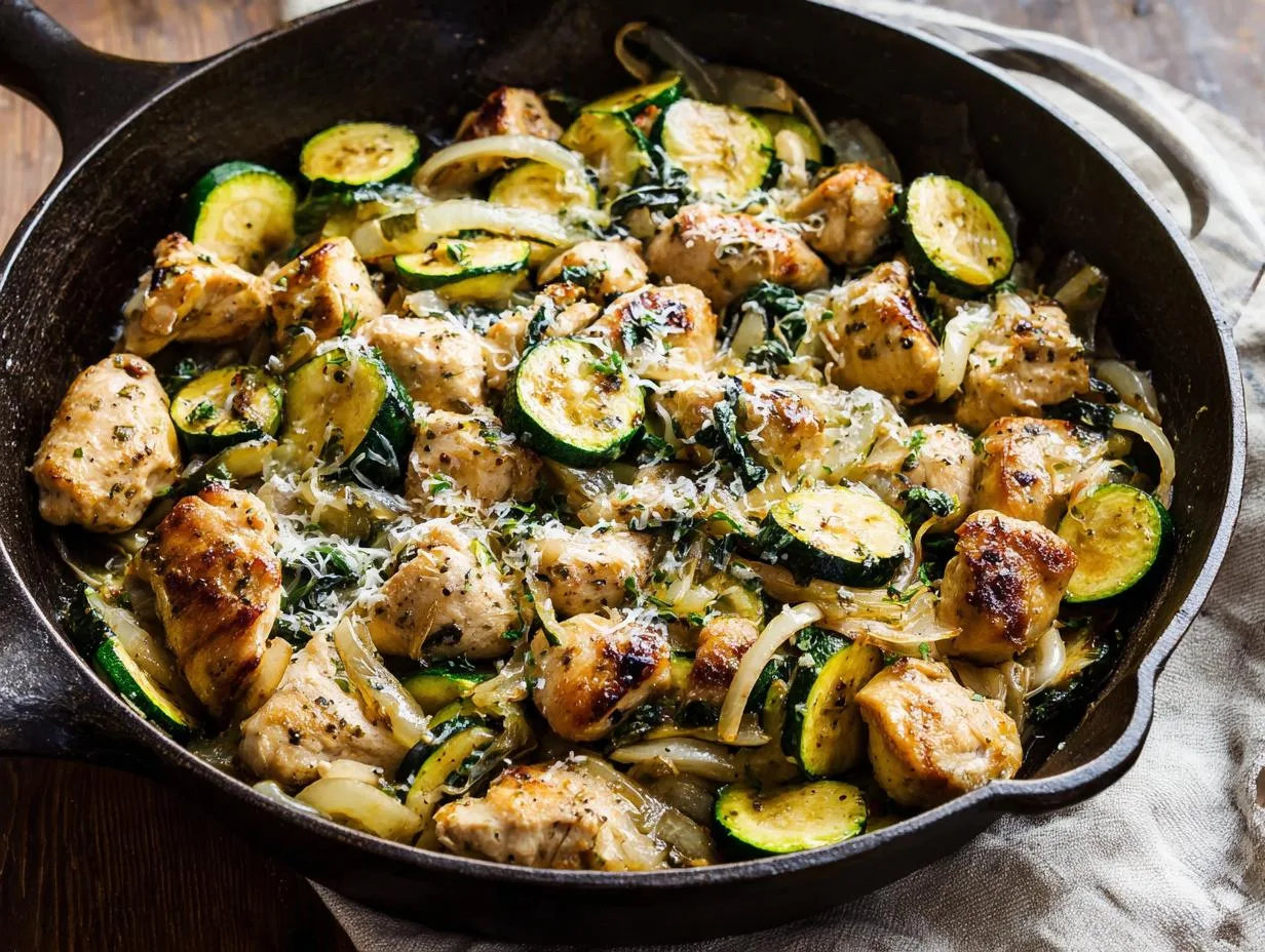 Juicy 20-Minute Chicken and Zucchini Skillet Your Family Will Crave