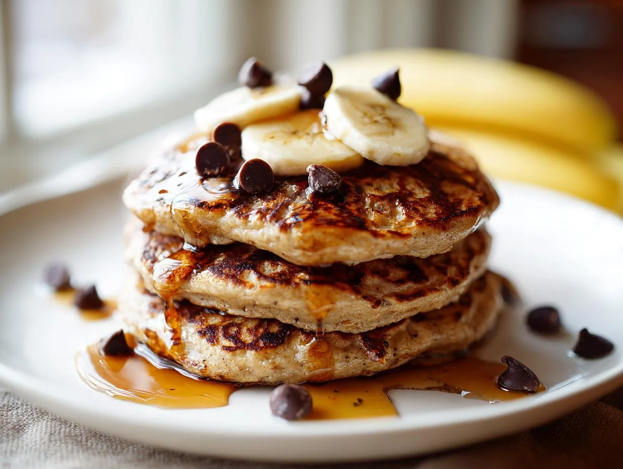 15-Minute Chocolate Banana Protein Pancakes for Epic Mornings